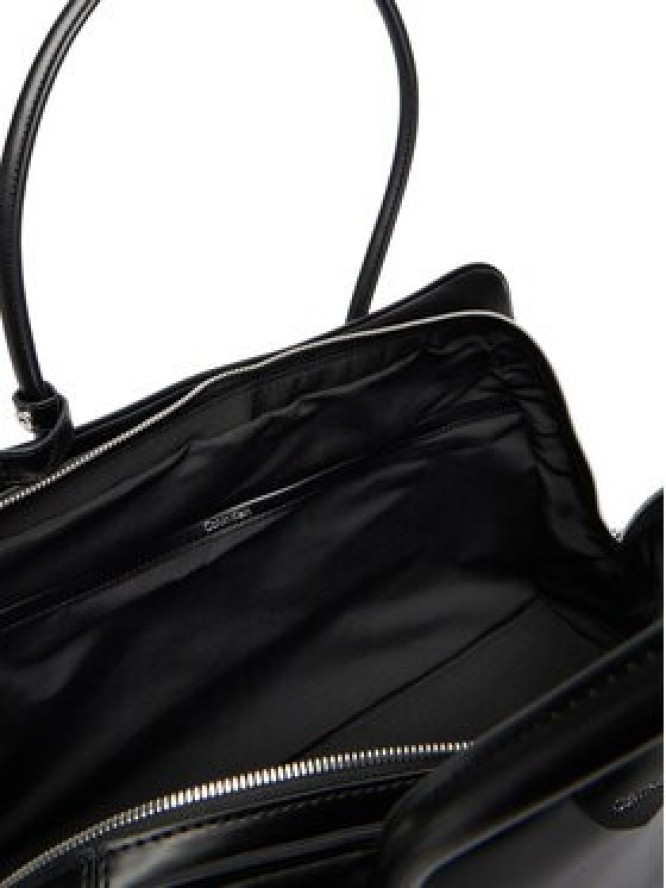 Calvin Klein Torebka Emblem Trio Large Work Bag LV04F3368G Czarny