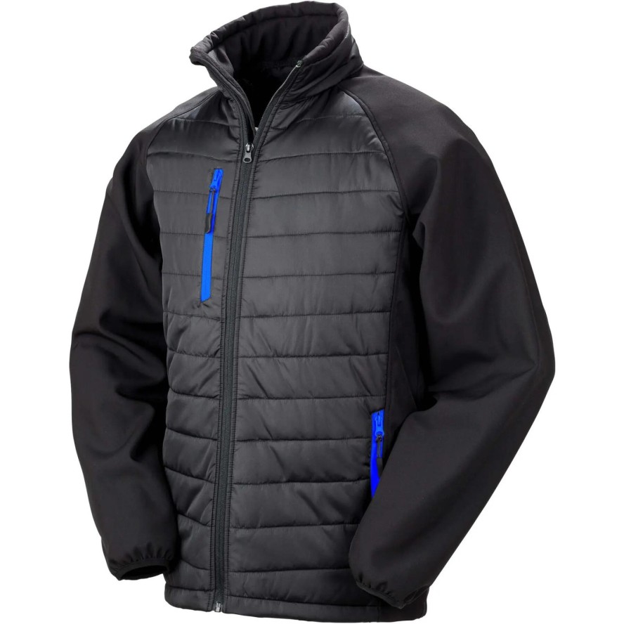 Kurtka Result Softshell Rembourrée Black Compass