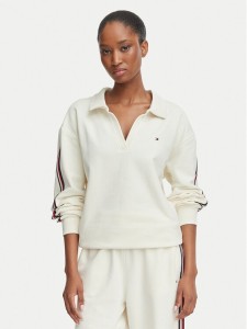 Tommy Hilfiger Bluza Rugby UW0UW06629 Kremowy Relaxed Fit