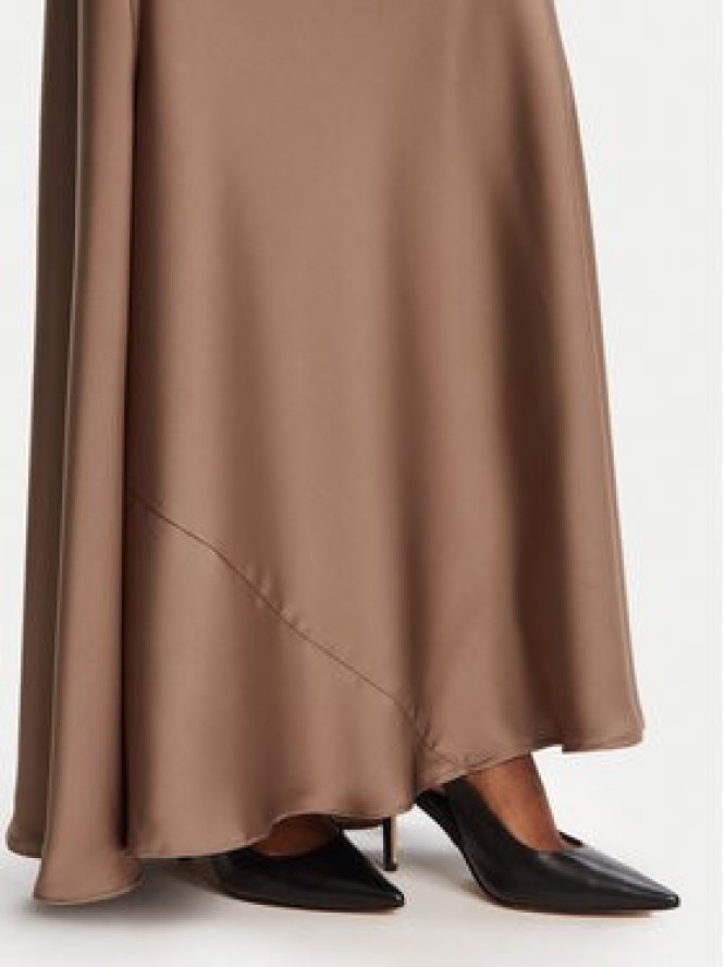 Bardot Sukienka wieczorowa Monroe Cowl Neck Maxi 59709DB3 Brązowy Regular Fit