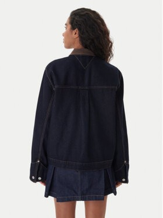 Tommy Jeans Kurtka jeansowa Chore DW0DW21981 Granatowy Regular Fit