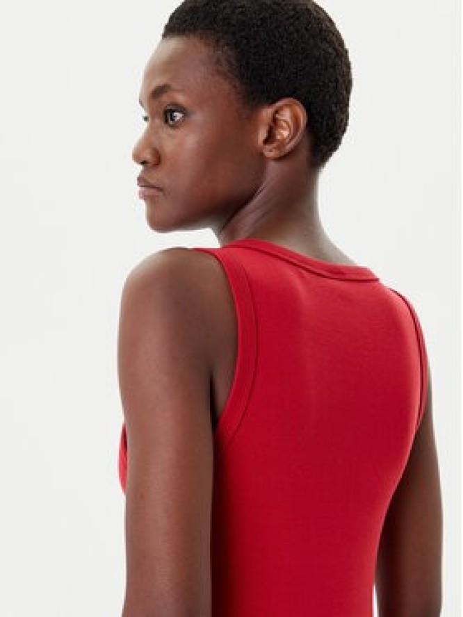 HUGO Top Datamia 50514489 Czerwony Slim Fit