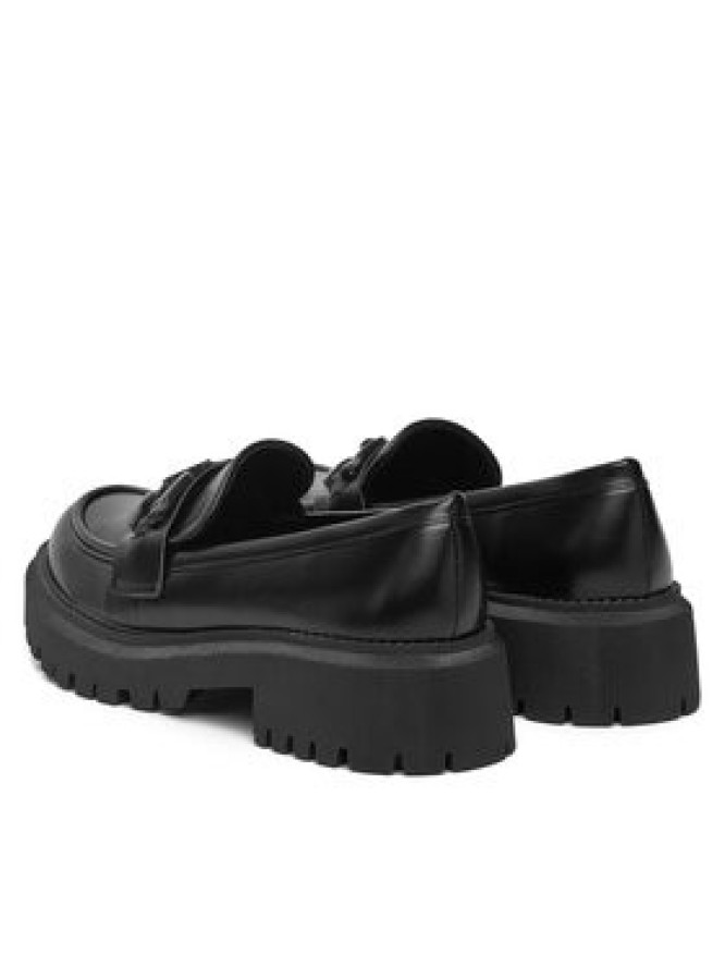 DeeZee Loafersy BBT-22663-10 Czarny