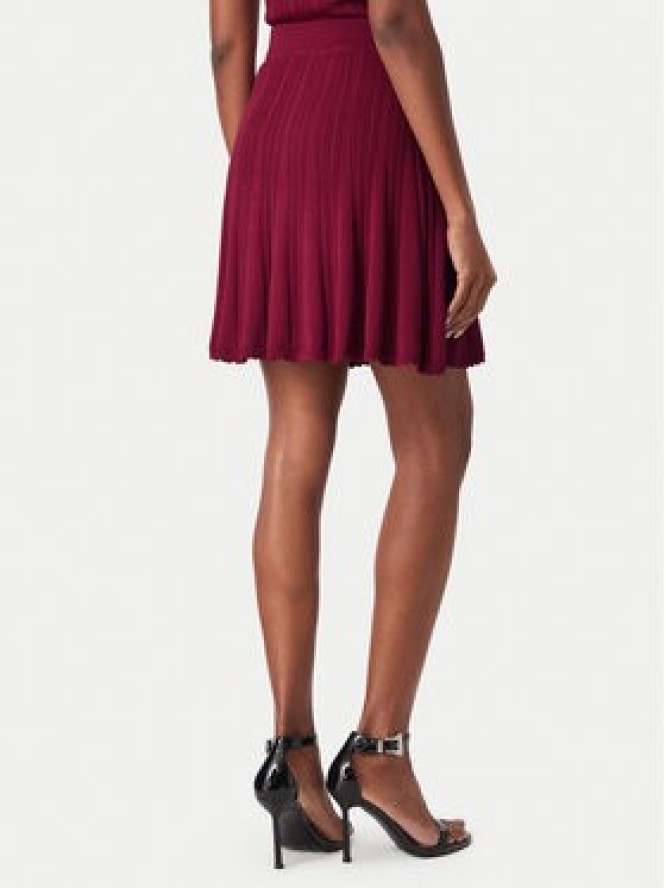 Guess Spódnica mini W6YD21 Z0971 Bordowy Regular Fit
