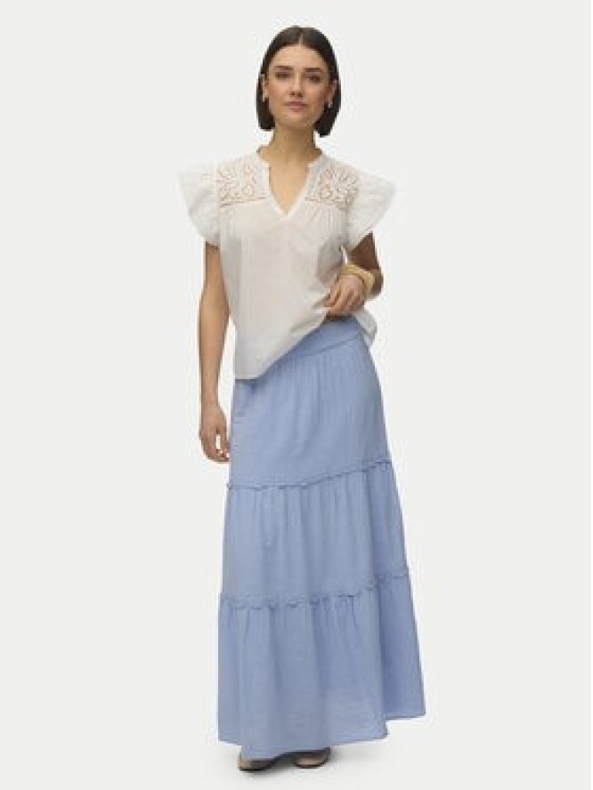 Vero Moda Bluzka Line 10347292 Biały Regular Fit