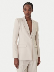 Patrizia Pepe Marynarka 8S0582/A498-S748 Szary Regular Fit