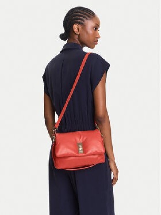 Tommy Hilfiger Torebka Soft Leather Conv Crossover AW0AW17638 Beżowy