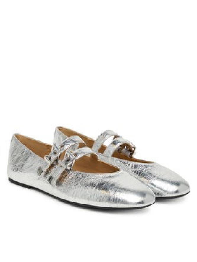 MICHAEL Michael Kors Baleriny Rowen Flex Ballet 40R6RWFP1M Srebrny