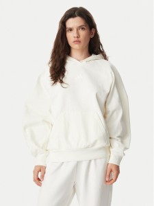 adidas Bluza Kit Small Logo Hoodie KV9792 Kremowy Regular Fit