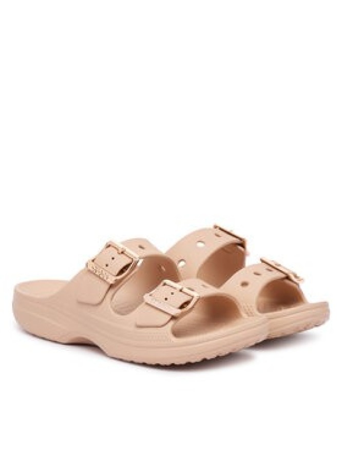Crocs Klapki Saturday Metallic Buckle 213316 Różowy