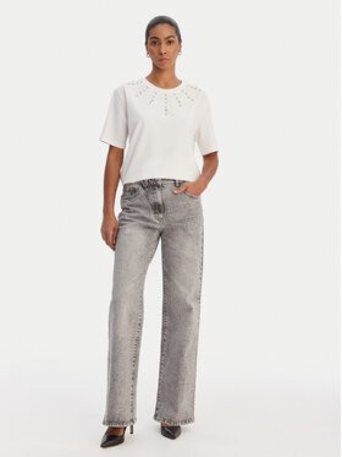 Morgan T-Shirt 261-DOURRA Biały Straight Fit