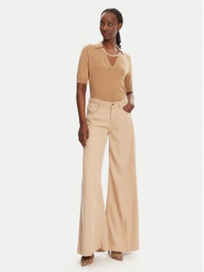 Liu Jo Sweter WA5222 MS49I Brązowy Regular Fit