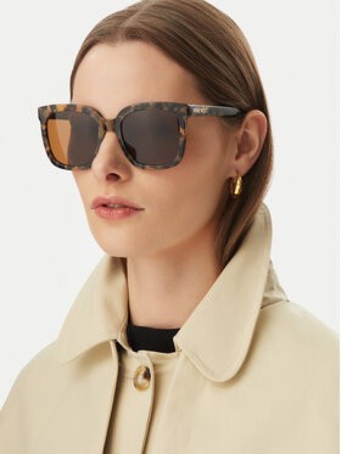 Nine West Okulary przeciwsłoneczne CEO-NW6622S Brązowy jasny