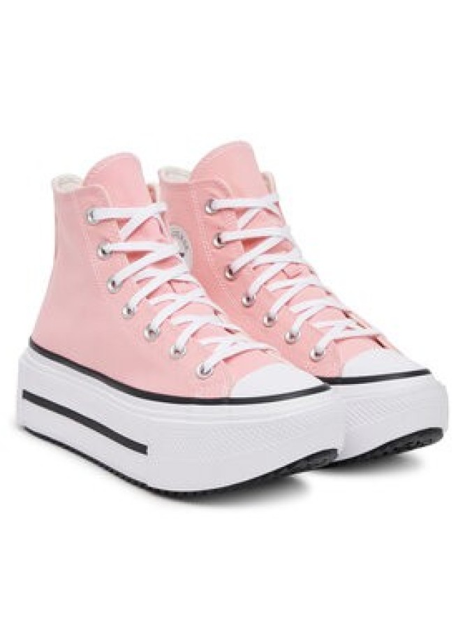 Converse Trampki Chuck Taylor All Star Lift Double Stack A15012C Różowy