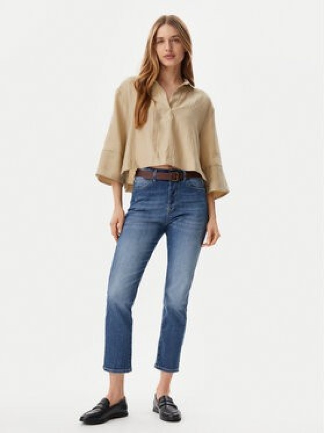 Please Jeansy P2TDBQ2W5L Niebieski Straight Leg