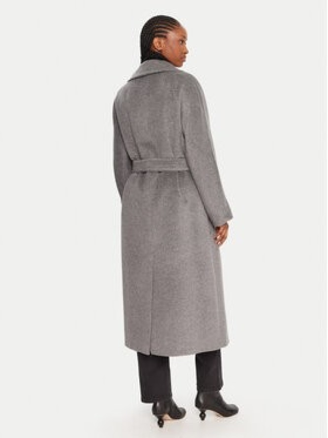 Weekend Max Mara Płaszcz wełniany Tempera 2525016082 Szary Regular Fit