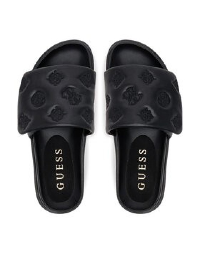 Guess Klapki FLJFA2ELE19 Czarny