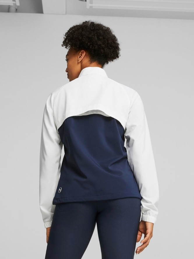 Puma Kurtka przeciwwiatrowa "Monterey" w kolorze biało-granatowym rozmiar: S