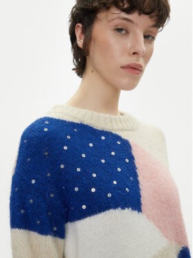 Pepe Jeans Sweter Nora PL702238 Kolorowy Loose Fit