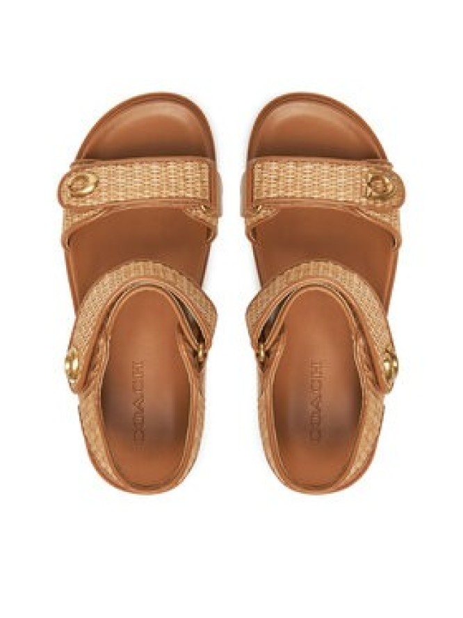 Coach Sandały Brynn CAR55 Brązowy