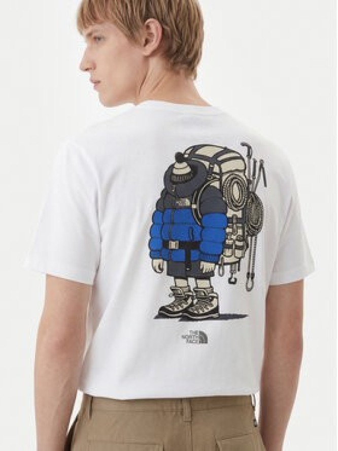 The North Face T-Shirt NF0A8JB4 Biały Relaxed Fit