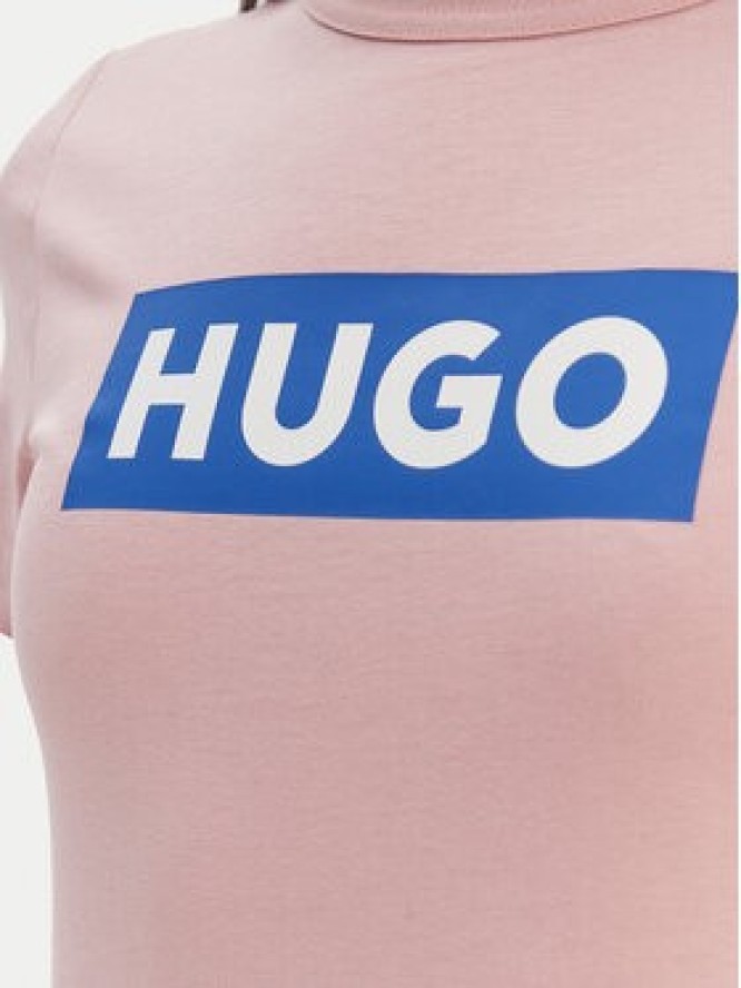 HUGO T-Shirt Classic 50510772 Różowy Slim Fit