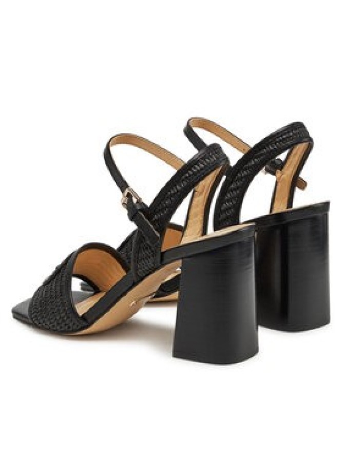 Guess Sandały FLJGNK FAB03 Czarny