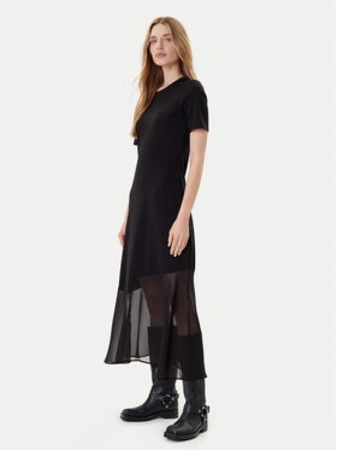 DKNY Sukienka codzienna P5GDFCNA Czarny Regular Fit