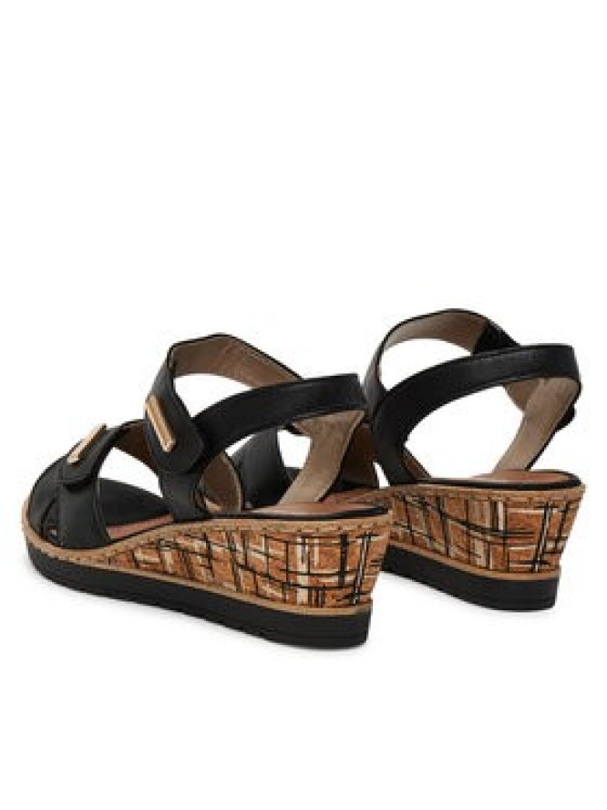 Remonte Sandały R6266-00 Czarny