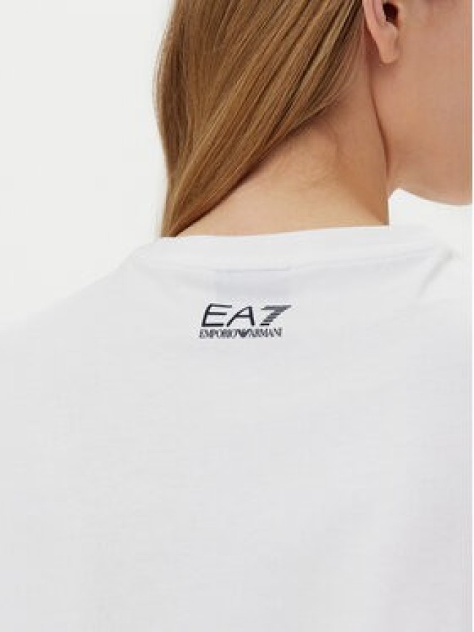 EA7 Emporio Armani T-Shirt 7W000491 AF12957 U0002 Biały Regular Fit
