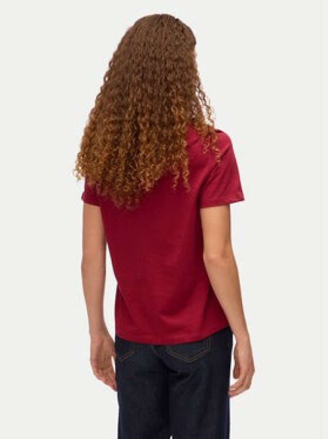 Vero Moda T-Shirt Paulina 10316991 Czerwony Regular Fit