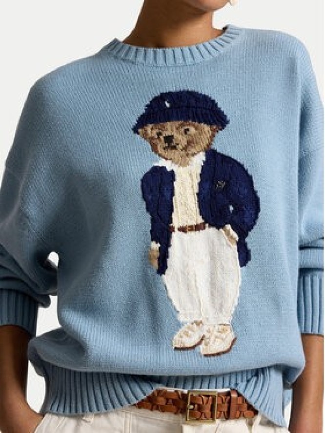 Polo Ralph Lauren Sweter 211B17743001 Niebieski Regular Fit