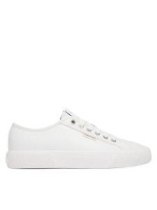 Calvin Klein Trampki Vulc Lace Up Low Lth HW0HW03077 Biały
