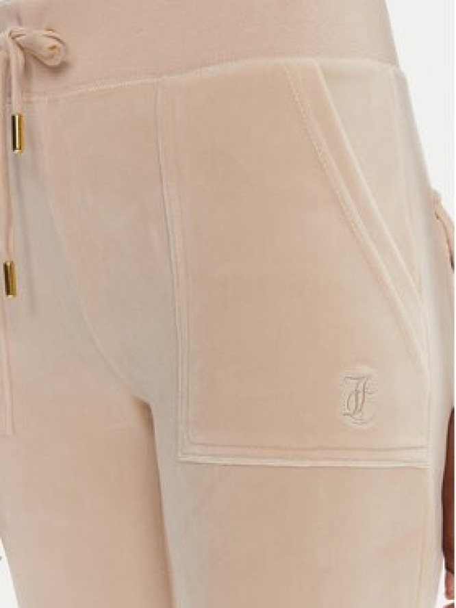 Juicy Couture Spodnie dresowe Del Ray JCAP180G Beżowy Regular Fit