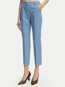Weekend Max Mara Spodnie materiałowe Rana 2615131021 Błękitny Slim Fit