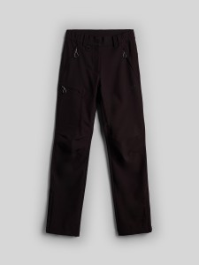 4F Spodnie trekkingowe softshell wiatroodporne damskie - brązowe L