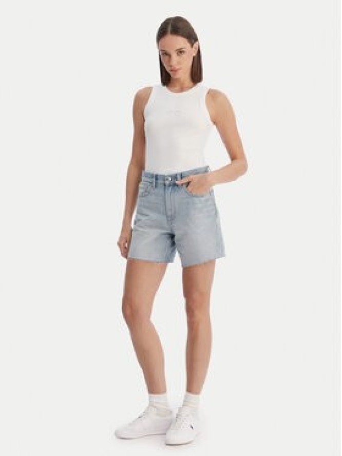 Calvin Klein Jeans Szorty jeansowe LV047F766G Niebieski Relaxed Fit