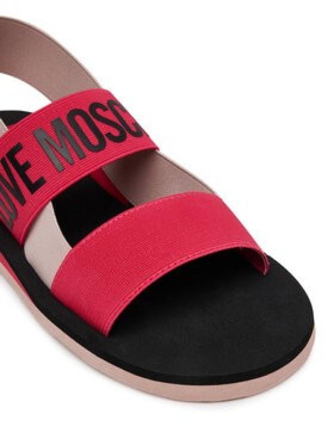 LOVE MOSCHINO Sandały JA16033G0MJN460C Różowy