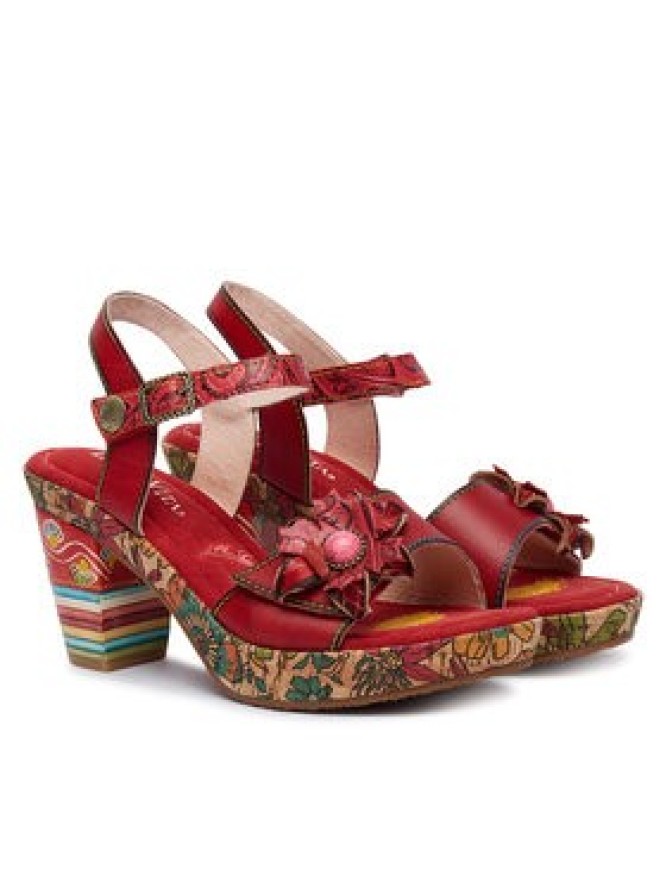 Laura Vita Sandały Nellao 31 Czerwony
