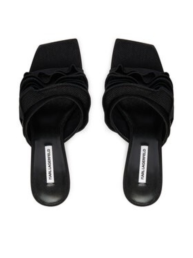 KARL LAGERFELD Klapki Karmel KL33604 Czarny