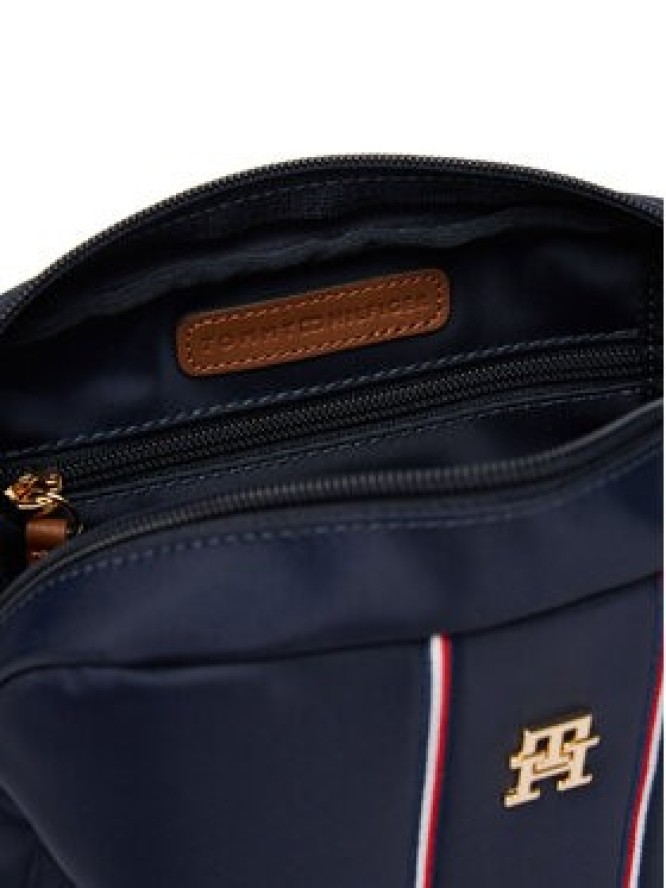 Tommy Hilfiger Torebka Popette Camera Bag Corp AW0AW17710 Granatowy