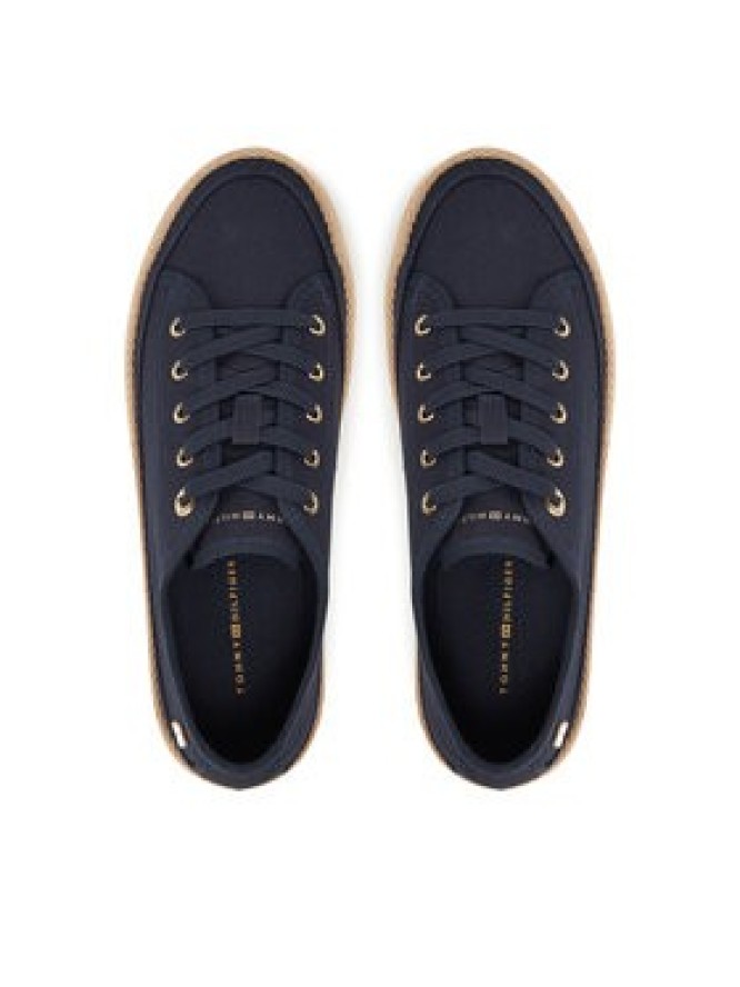 Tommy Hilfiger Espadryle Vulc Espadrille Sneaker FW0FW08404 Granatowy