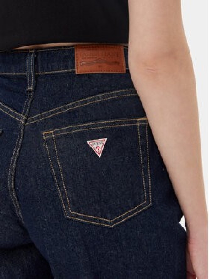 Guess Jeans Jeansy W4YA0D D5CC1 Granatowy Mom Fit