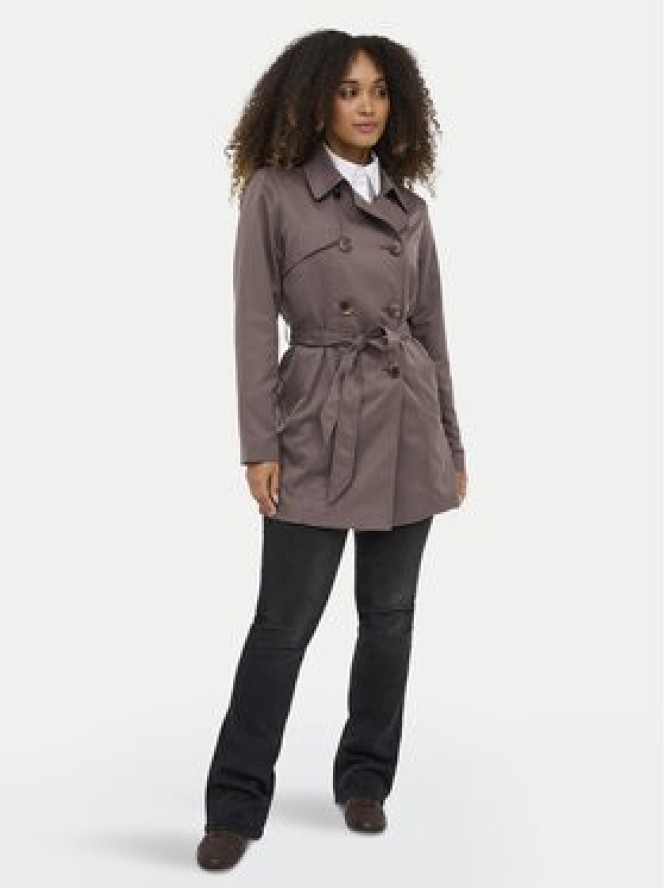 ONLY Trencz Valerie 15191821 Brązowy Regular Fit