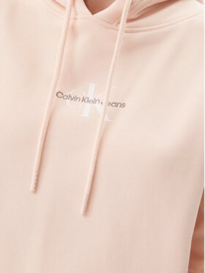 Calvin Klein Jeans Bluza Monologo J20J225358 Różowy Regular Fit