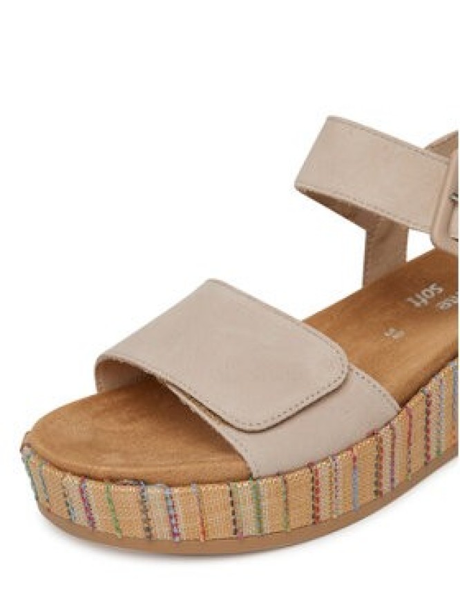 Remonte Sandały D1N54-60 Beżowy