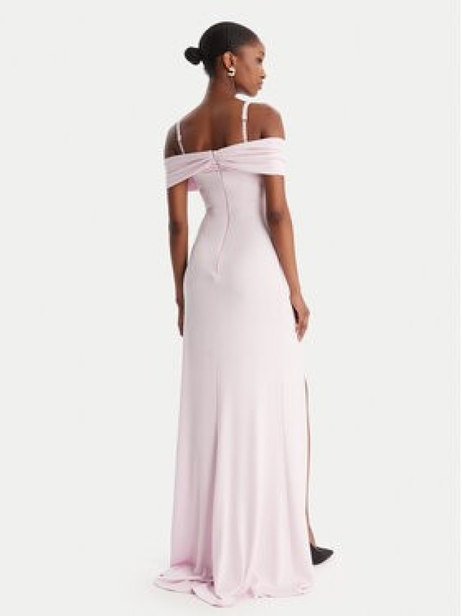 Elisabetta Franchi Sukienka wieczorowa AB-R08-51E2-V800 Różowy Regular Fit