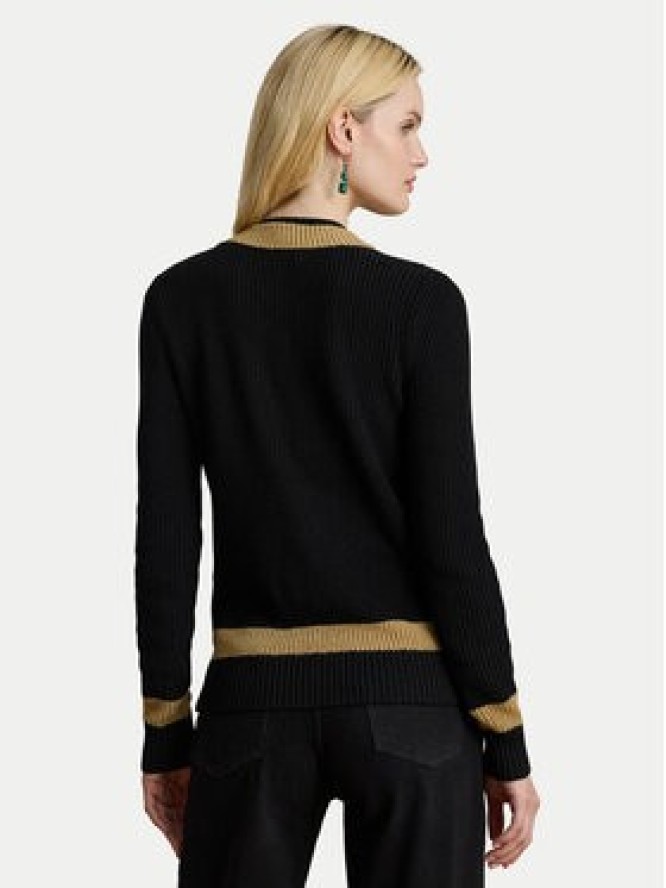 LAUREN RALPH LAUREN Sweter 200979666001 Czarny Relaxed Fit