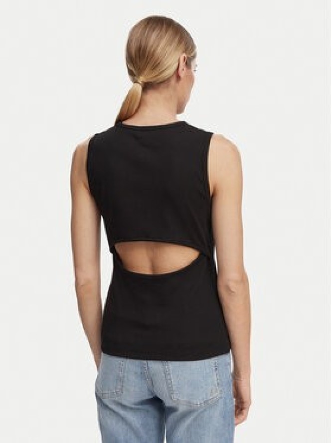 Calvin Klein Jeans Top LV047F246G Czarny Slim Fit