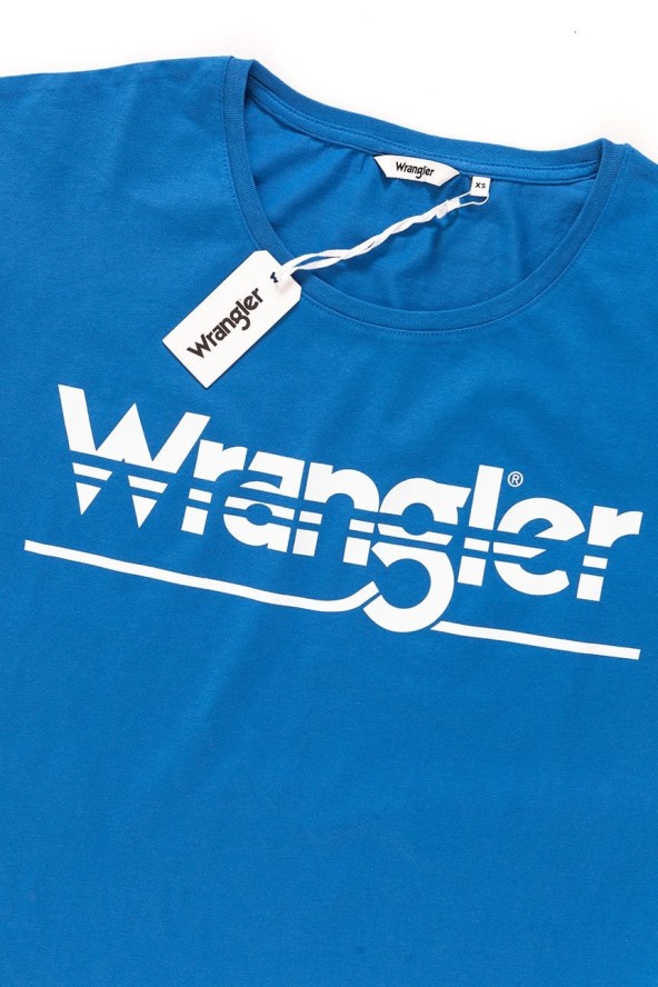 WRANGLER T SHIRT DAMSKI SS GRAPHIC TEE DEEP WATER W7Z02EVDF 112132145